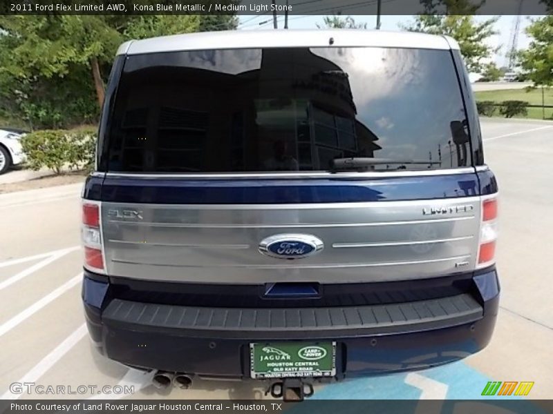 Kona Blue Metallic / Medium Light Stone 2011 Ford Flex Limited AWD