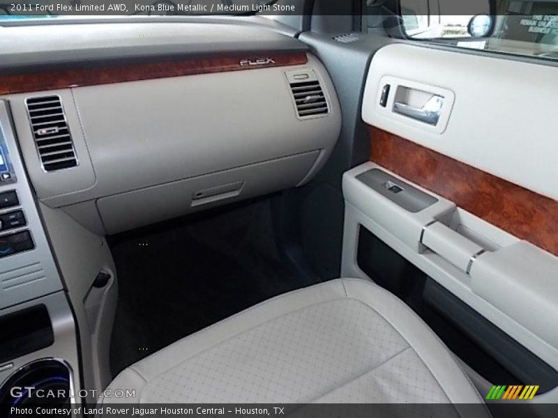 Kona Blue Metallic / Medium Light Stone 2011 Ford Flex Limited AWD