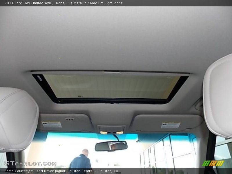 Kona Blue Metallic / Medium Light Stone 2011 Ford Flex Limited AWD