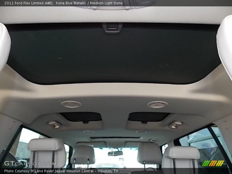Kona Blue Metallic / Medium Light Stone 2011 Ford Flex Limited AWD
