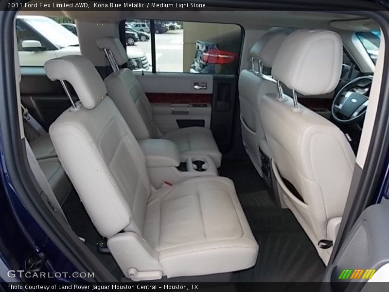 Kona Blue Metallic / Medium Light Stone 2011 Ford Flex Limited AWD