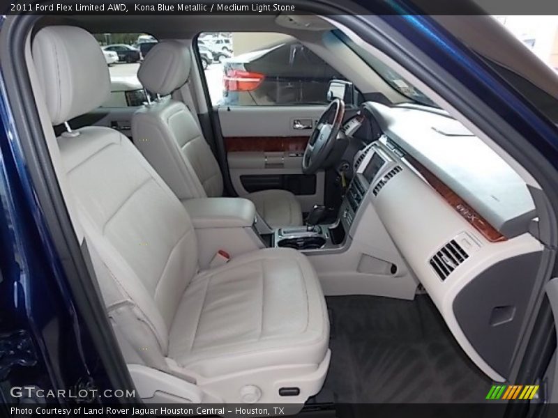 Kona Blue Metallic / Medium Light Stone 2011 Ford Flex Limited AWD