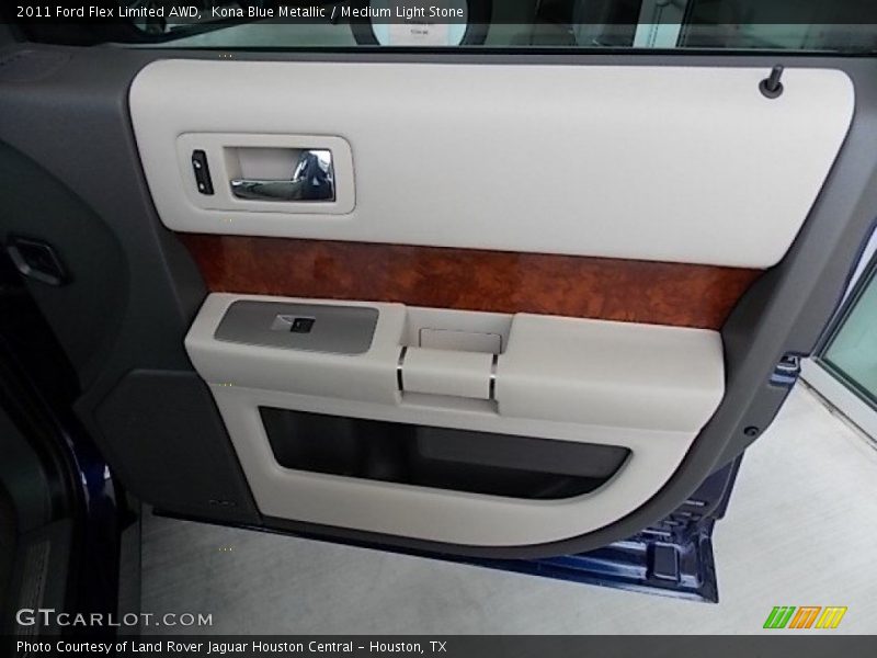 Kona Blue Metallic / Medium Light Stone 2011 Ford Flex Limited AWD