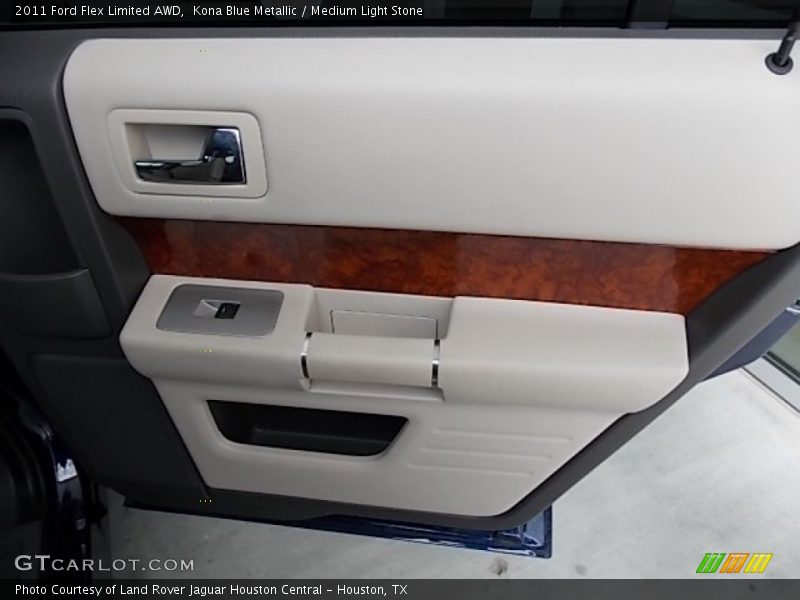 Kona Blue Metallic / Medium Light Stone 2011 Ford Flex Limited AWD