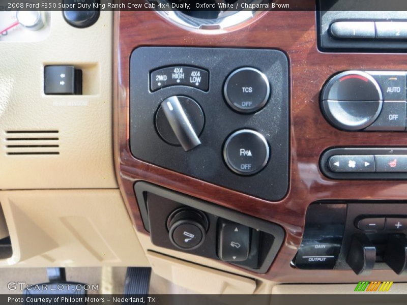 Oxford White / Chaparral Brown 2008 Ford F350 Super Duty King Ranch Crew Cab 4x4 Dually