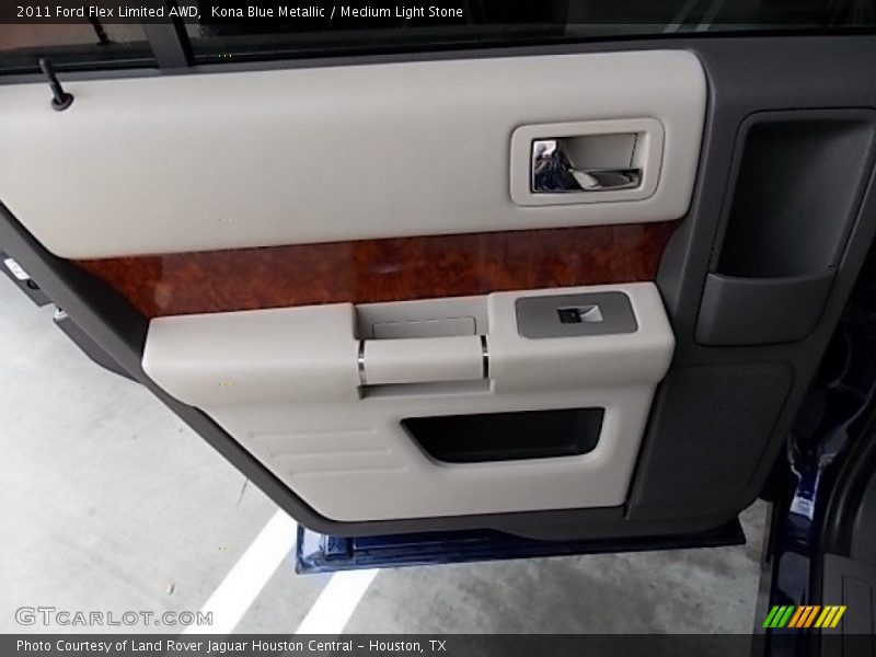 Kona Blue Metallic / Medium Light Stone 2011 Ford Flex Limited AWD