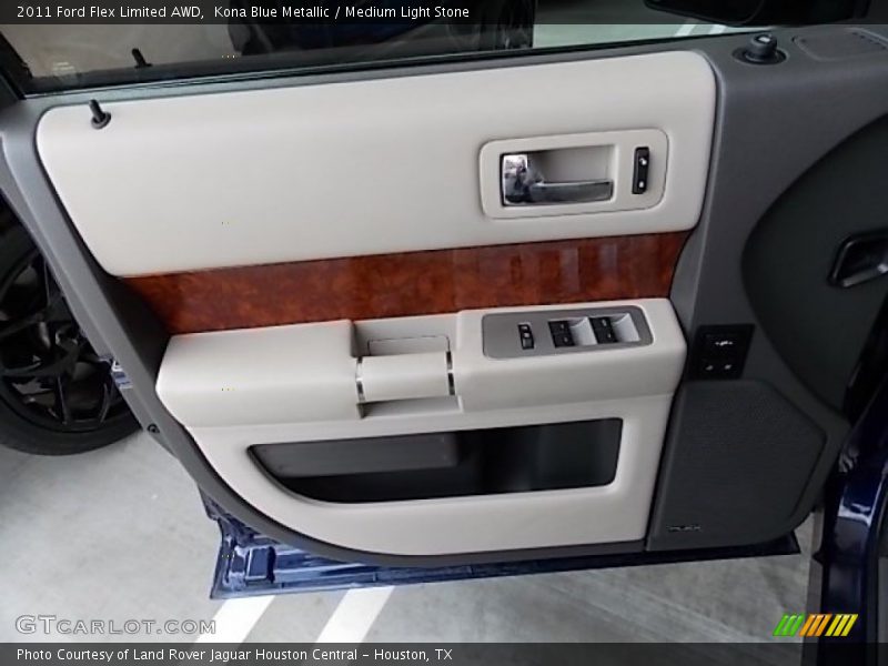 Kona Blue Metallic / Medium Light Stone 2011 Ford Flex Limited AWD