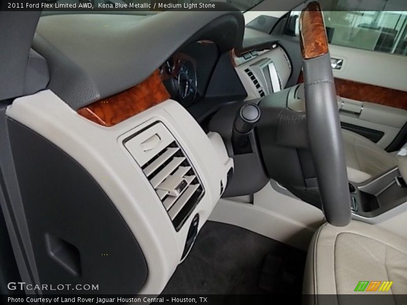 Kona Blue Metallic / Medium Light Stone 2011 Ford Flex Limited AWD