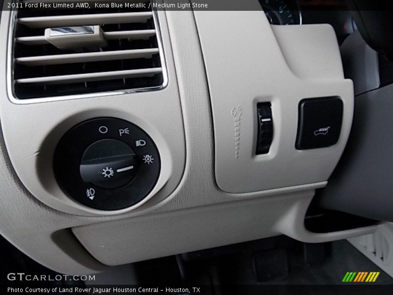 Kona Blue Metallic / Medium Light Stone 2011 Ford Flex Limited AWD