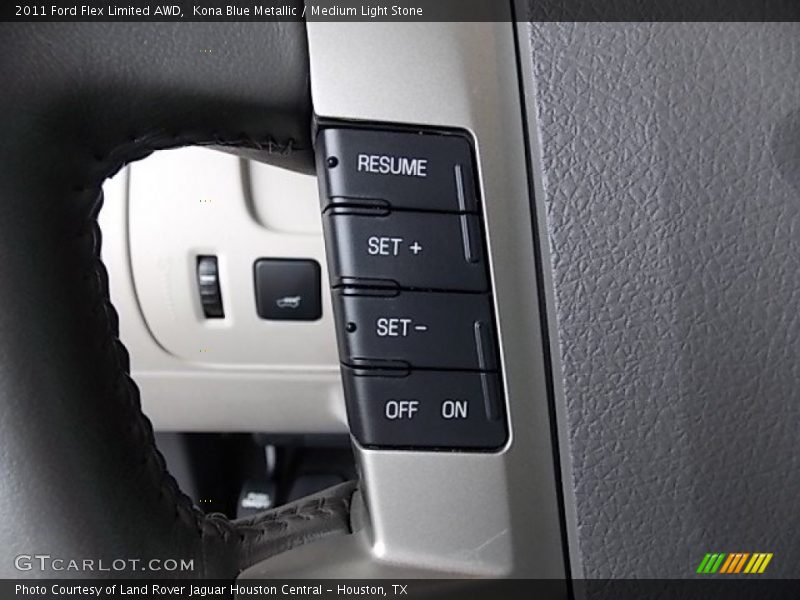 Kona Blue Metallic / Medium Light Stone 2011 Ford Flex Limited AWD