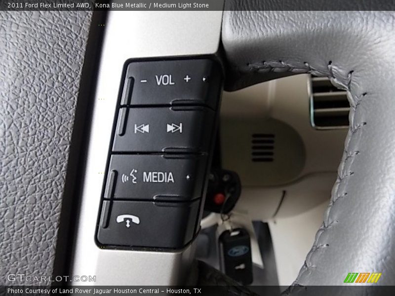 Kona Blue Metallic / Medium Light Stone 2011 Ford Flex Limited AWD