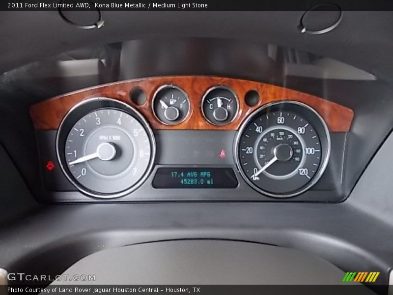 Kona Blue Metallic / Medium Light Stone 2011 Ford Flex Limited AWD