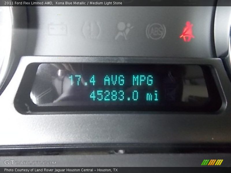 Kona Blue Metallic / Medium Light Stone 2011 Ford Flex Limited AWD