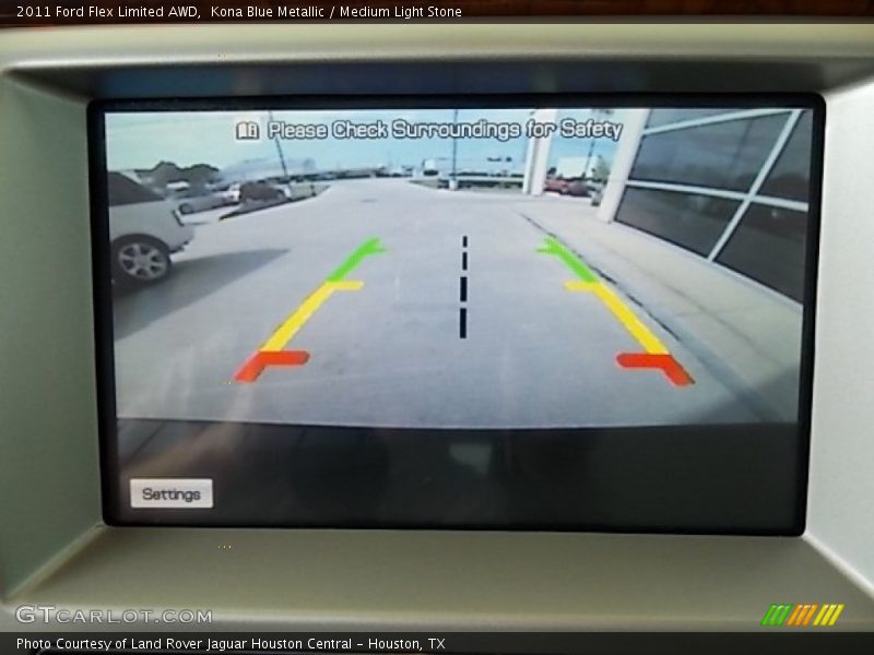Kona Blue Metallic / Medium Light Stone 2011 Ford Flex Limited AWD