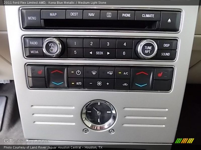 Kona Blue Metallic / Medium Light Stone 2011 Ford Flex Limited AWD