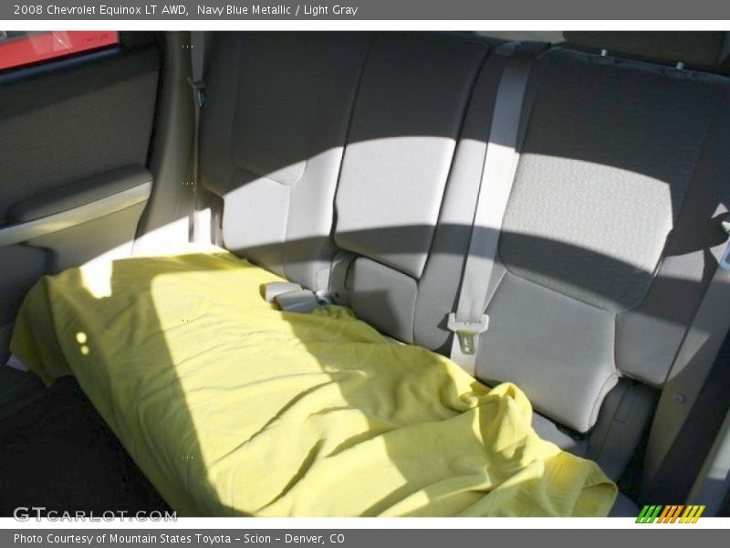 Navy Blue Metallic / Light Gray 2008 Chevrolet Equinox LT AWD