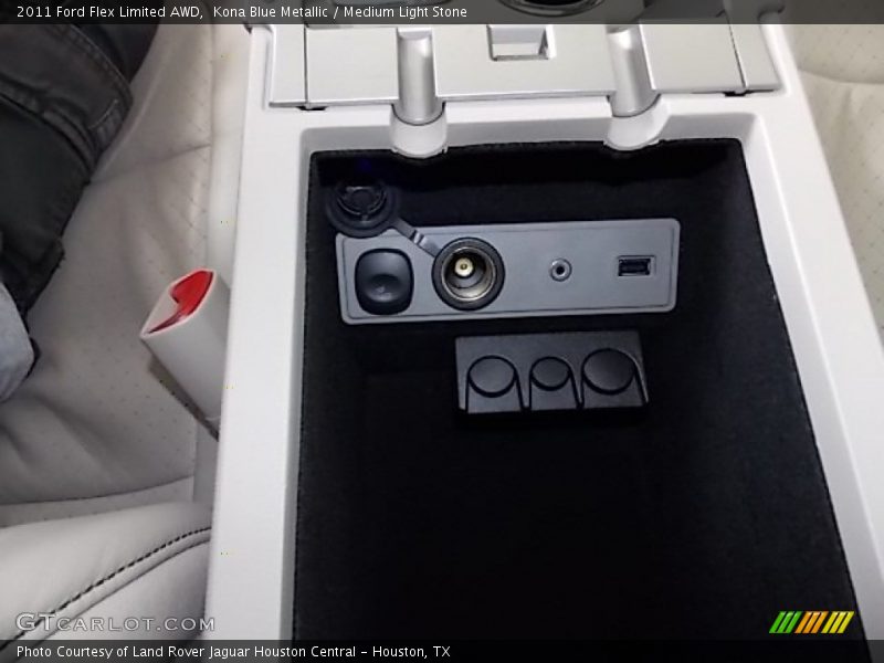 Kona Blue Metallic / Medium Light Stone 2011 Ford Flex Limited AWD