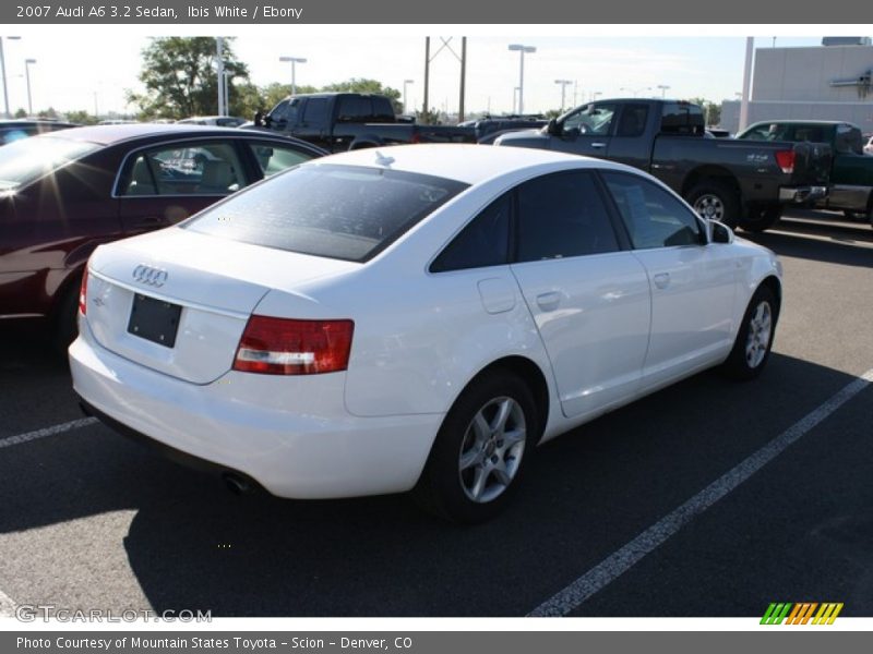 Ibis White / Ebony 2007 Audi A6 3.2 Sedan