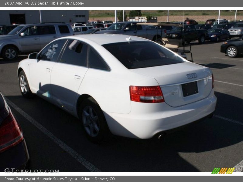Ibis White / Ebony 2007 Audi A6 3.2 Sedan