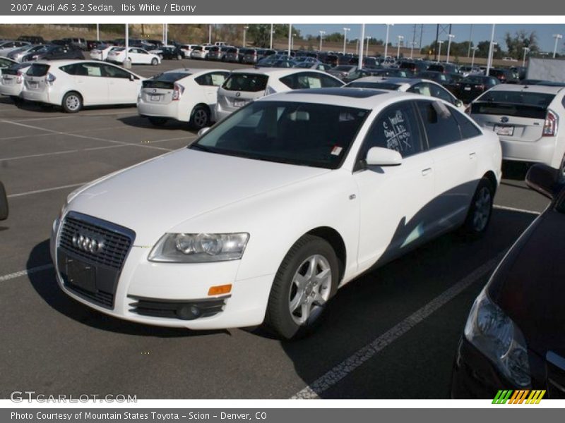 Ibis White / Ebony 2007 Audi A6 3.2 Sedan