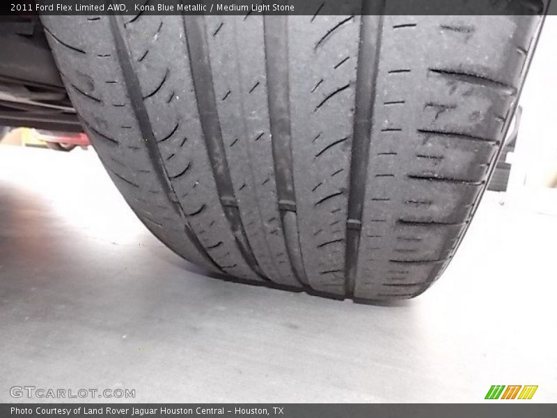 Kona Blue Metallic / Medium Light Stone 2011 Ford Flex Limited AWD