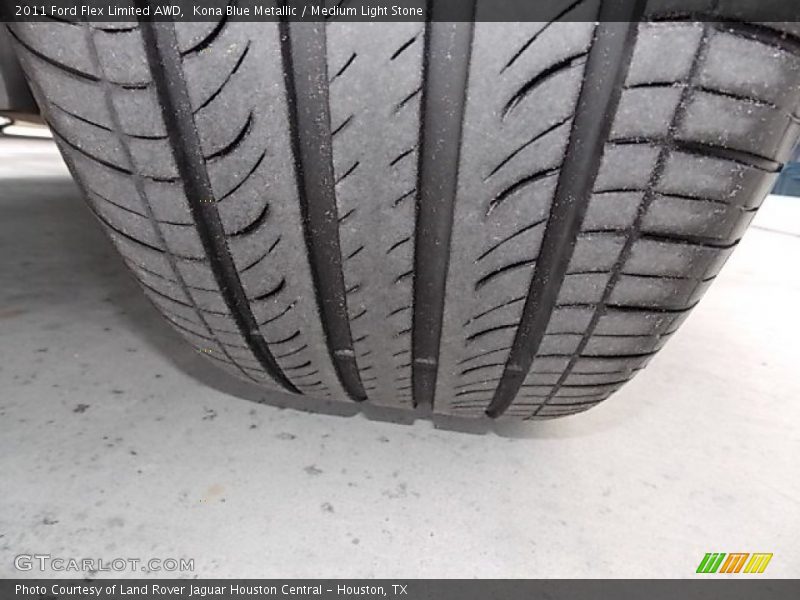 Kona Blue Metallic / Medium Light Stone 2011 Ford Flex Limited AWD