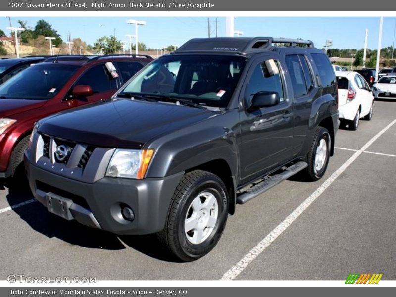 Night Armor Black Metallic / Steel/Graphite 2007 Nissan Xterra SE 4x4