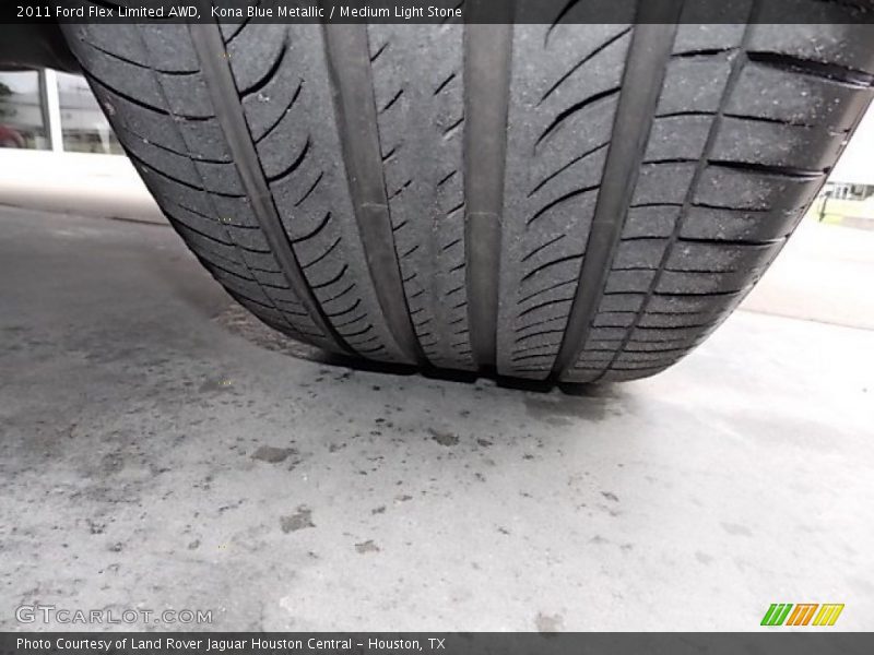 Kona Blue Metallic / Medium Light Stone 2011 Ford Flex Limited AWD