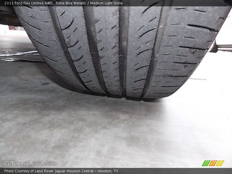 Kona Blue Metallic / Medium Light Stone 2011 Ford Flex Limited AWD