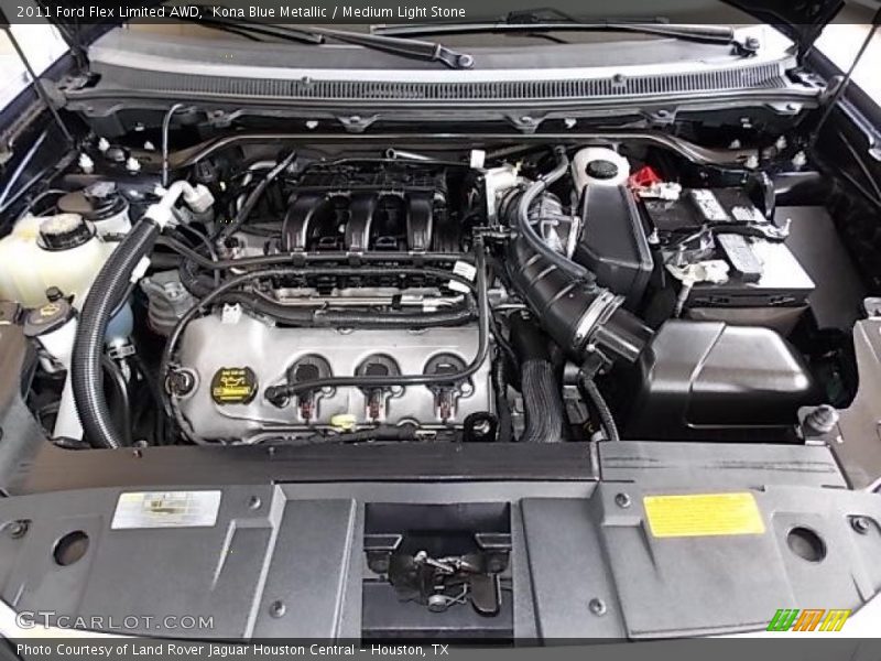 Kona Blue Metallic / Medium Light Stone 2011 Ford Flex Limited AWD