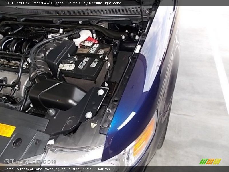 Kona Blue Metallic / Medium Light Stone 2011 Ford Flex Limited AWD