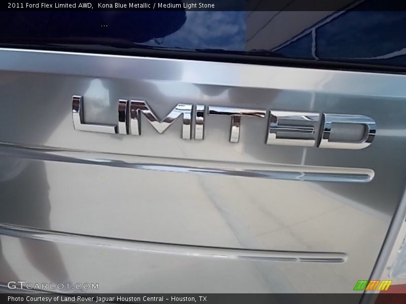 Kona Blue Metallic / Medium Light Stone 2011 Ford Flex Limited AWD