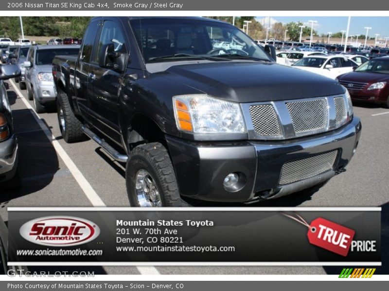 Smoke Gray / Steel Gray 2006 Nissan Titan SE King Cab 4x4