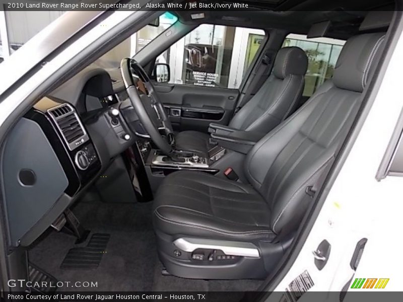 Front Seat of 2010 Range Rover Supercharged
