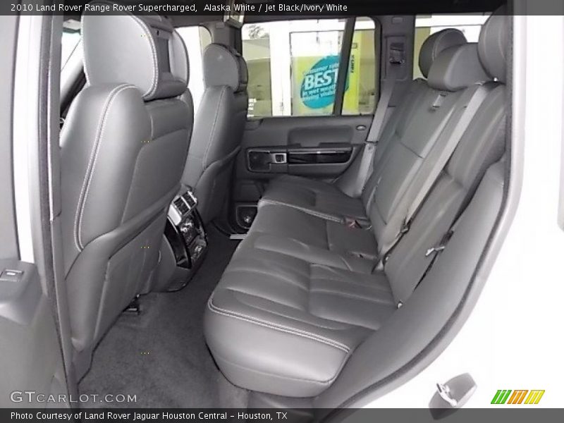 Alaska White / Jet Black/Ivory White 2010 Land Rover Range Rover Supercharged