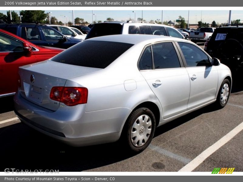 Reflex Silver Metallic / Anthracite Black 2006 Volkswagen Jetta Value Edition Sedan