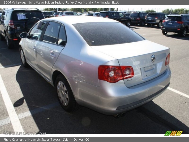 Reflex Silver Metallic / Anthracite Black 2006 Volkswagen Jetta Value Edition Sedan