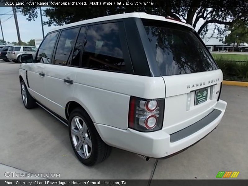 Alaska White / Jet Black/Ivory White 2010 Land Rover Range Rover Supercharged