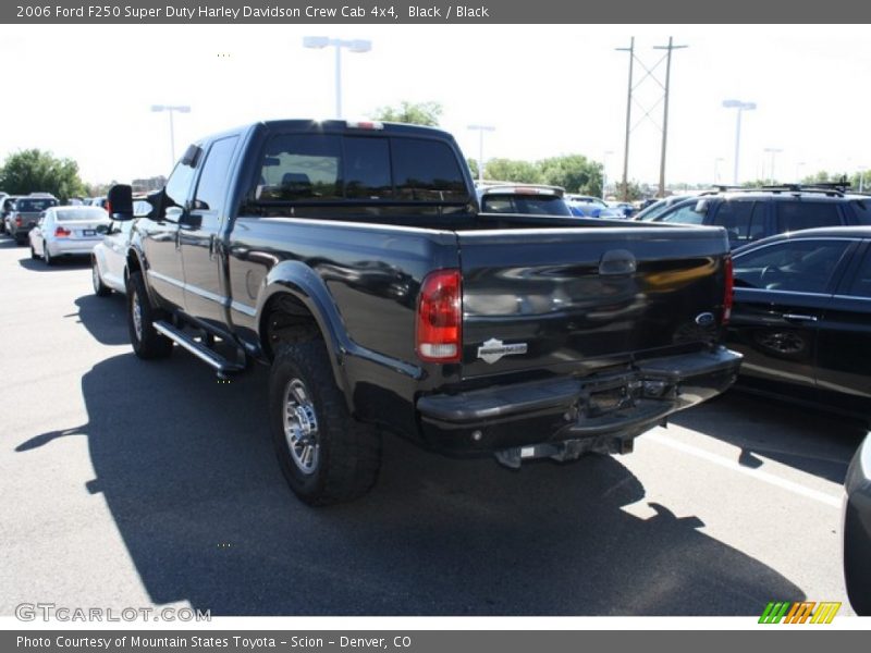 Black / Black 2006 Ford F250 Super Duty Harley Davidson Crew Cab 4x4