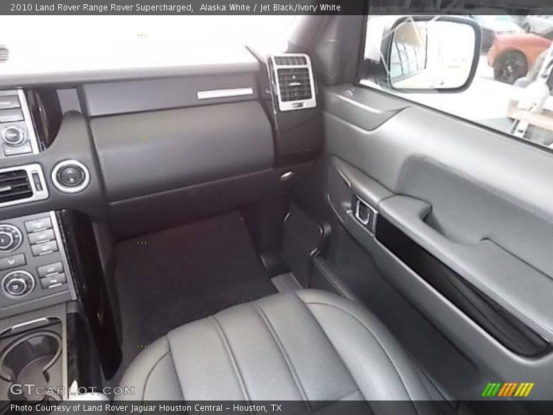 Alaska White / Jet Black/Ivory White 2010 Land Rover Range Rover Supercharged