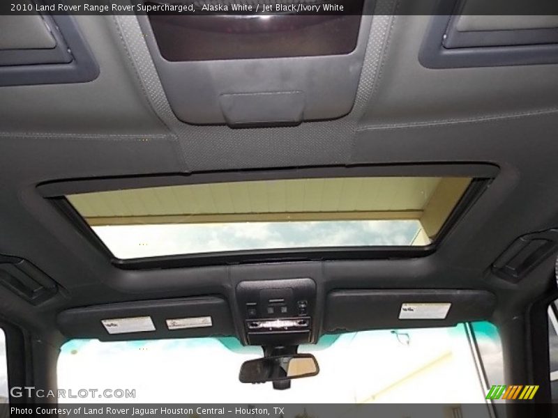 Alaska White / Jet Black/Ivory White 2010 Land Rover Range Rover Supercharged