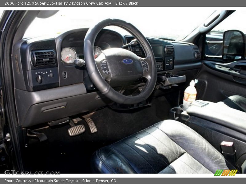 Black / Black 2006 Ford F250 Super Duty Harley Davidson Crew Cab 4x4