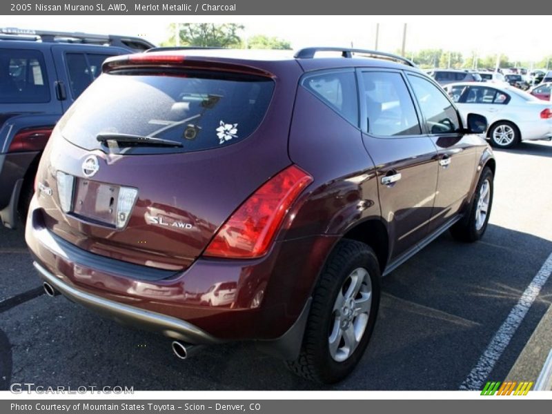 Merlot Metallic / Charcoal 2005 Nissan Murano SL AWD