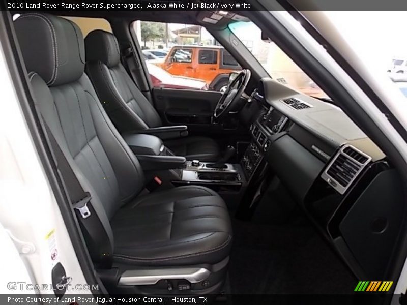Alaska White / Jet Black/Ivory White 2010 Land Rover Range Rover Supercharged