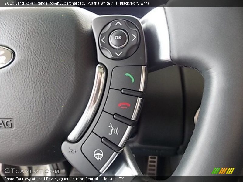 Controls of 2010 Range Rover Supercharged