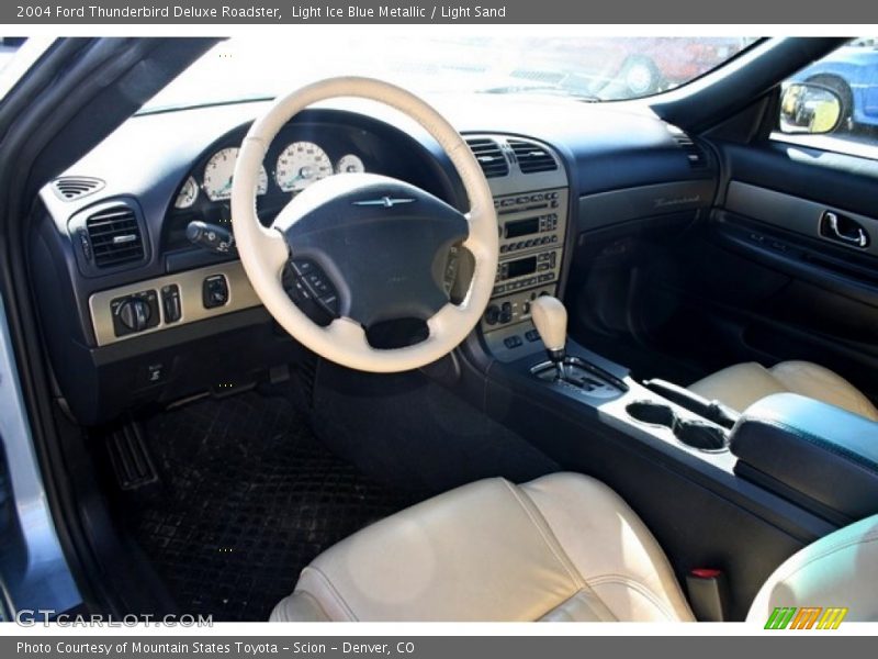 Light Ice Blue Metallic / Light Sand 2004 Ford Thunderbird Deluxe Roadster