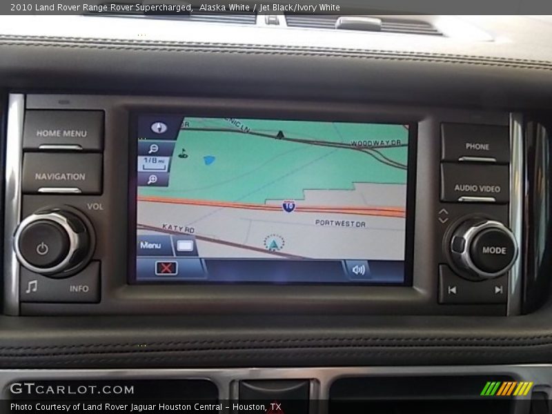 Navigation of 2010 Range Rover Supercharged