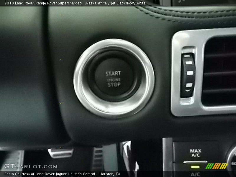 Controls of 2010 Range Rover Supercharged