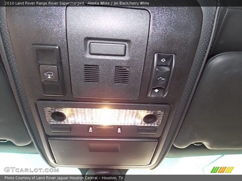Alaska White / Jet Black/Ivory White 2010 Land Rover Range Rover Supercharged