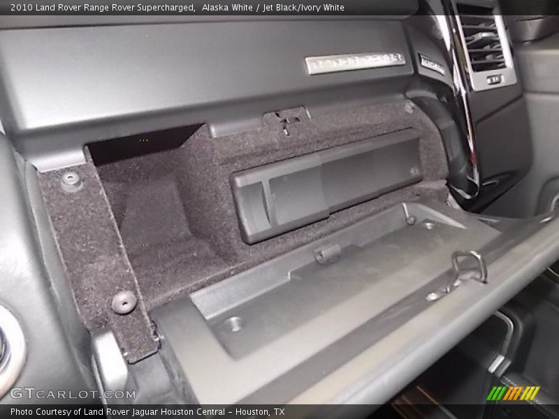 Alaska White / Jet Black/Ivory White 2010 Land Rover Range Rover Supercharged